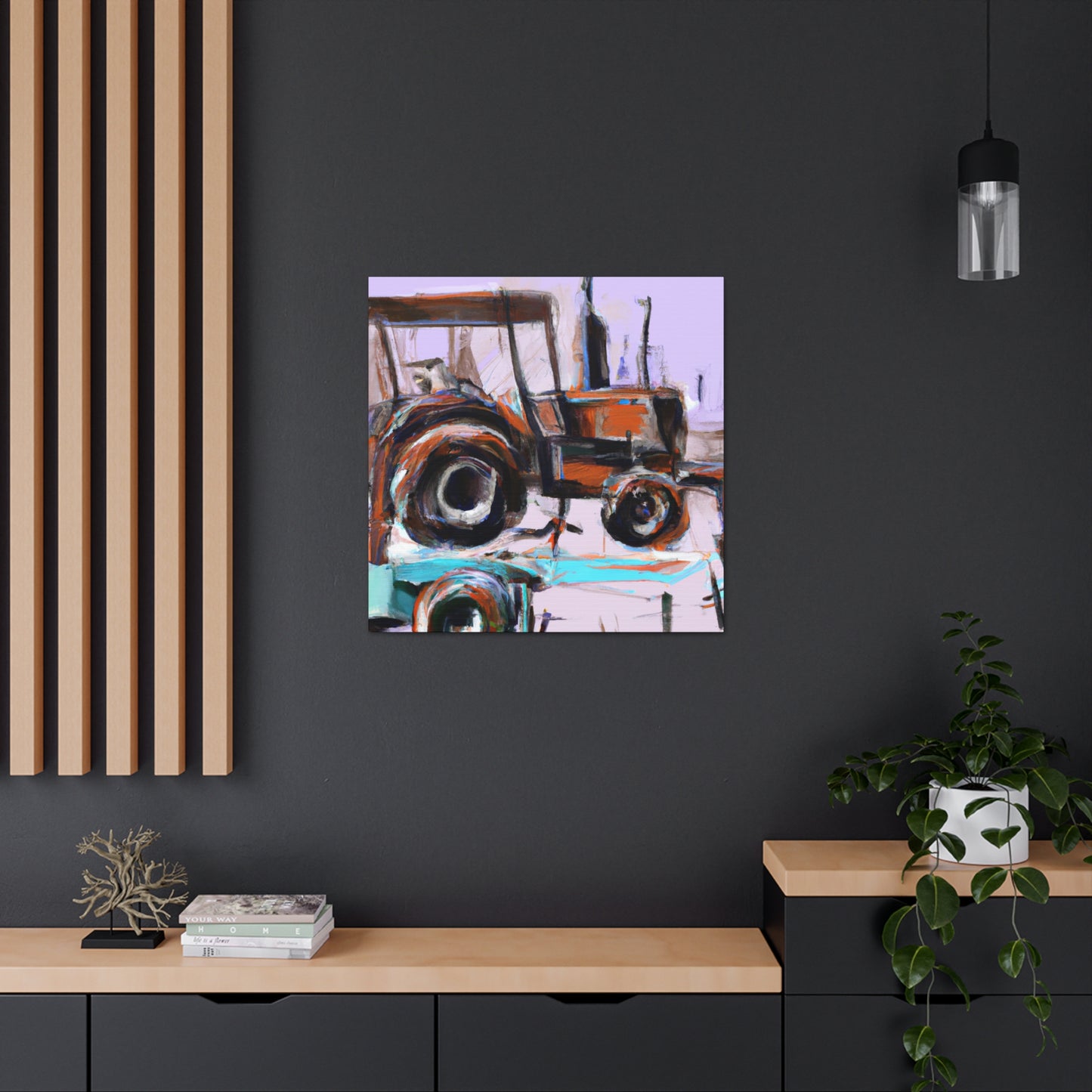 "Tractor of Abstraction" - Canvas