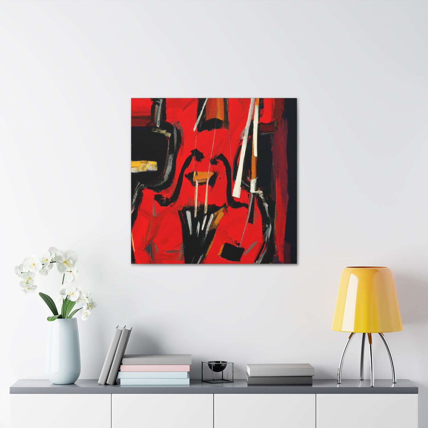 Violin in Expressionism - Canvas