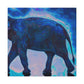 Elephant in Impressionism - Canvas