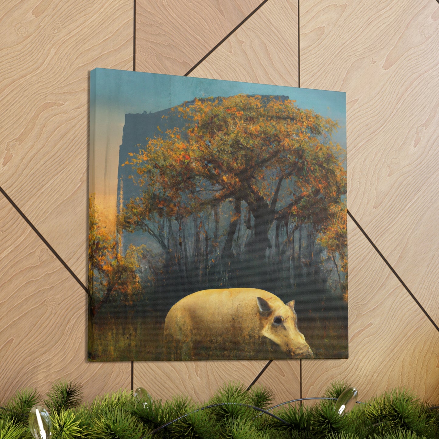 "Warthog in Surrealism" - Canvas