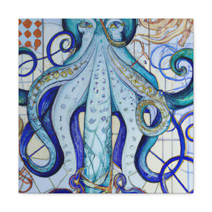 "Octopus in Splendor" - Canvas