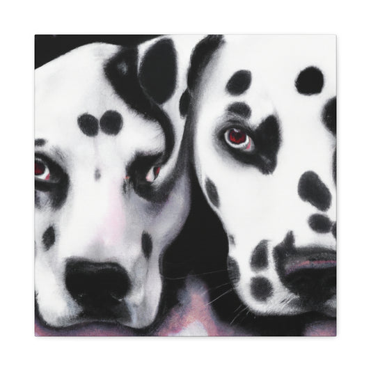 "Dalmatian's Detailed Destiny" - Canvas