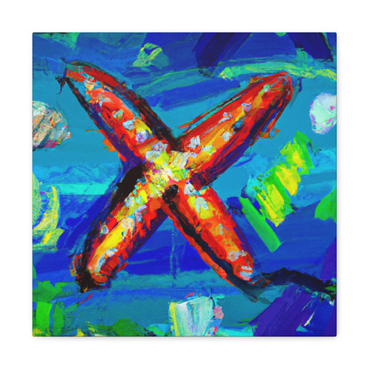 "Starfish in Expressionism" - Canvas