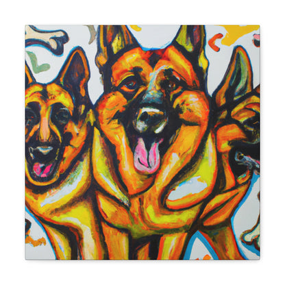 Faithful Guardian Shepherd - Canvas