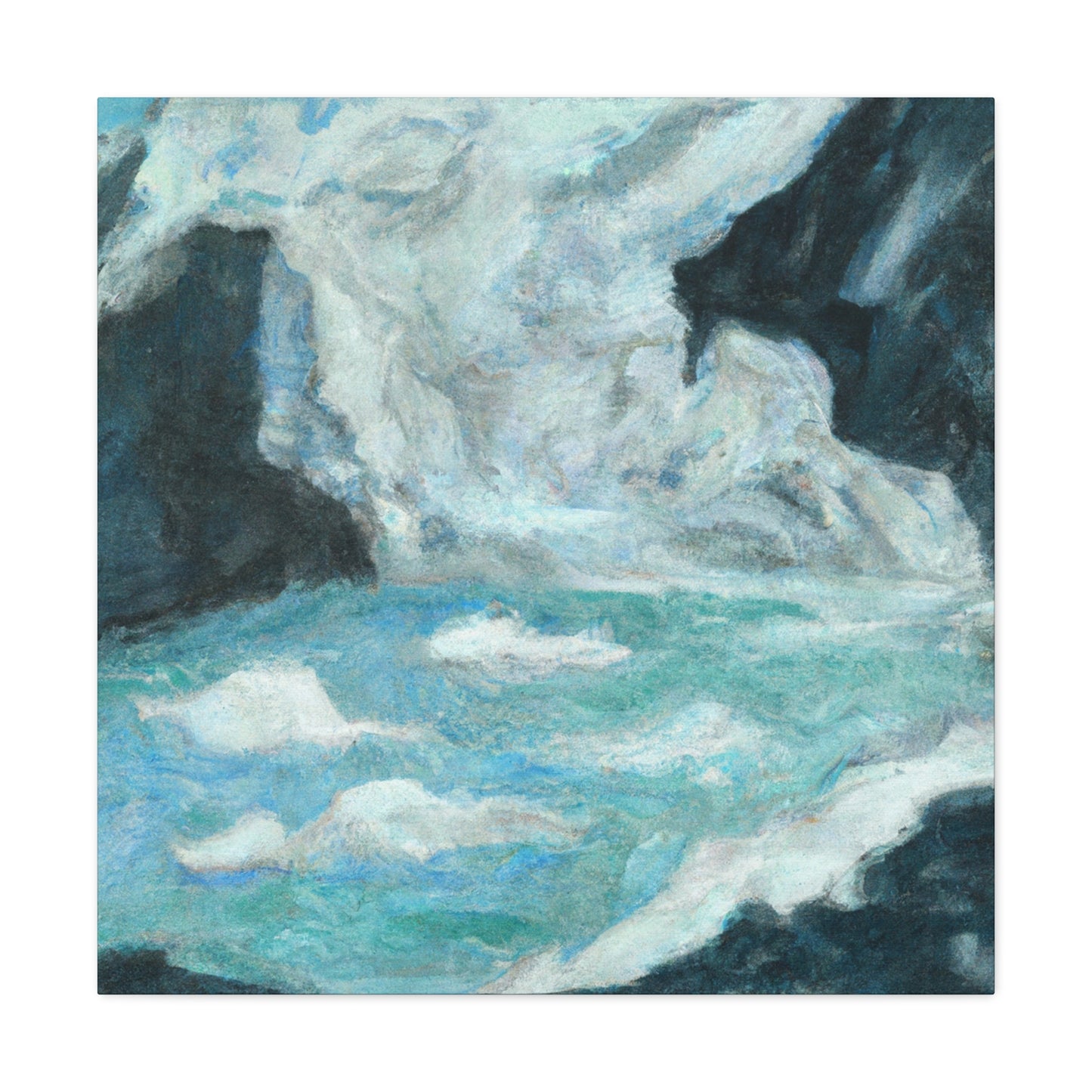 "Glaciers in Motion" - Canvas