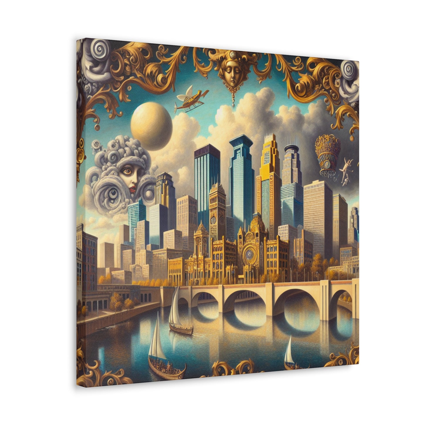 "Enigmatic Minneapolis Dreamscape" - Canvas