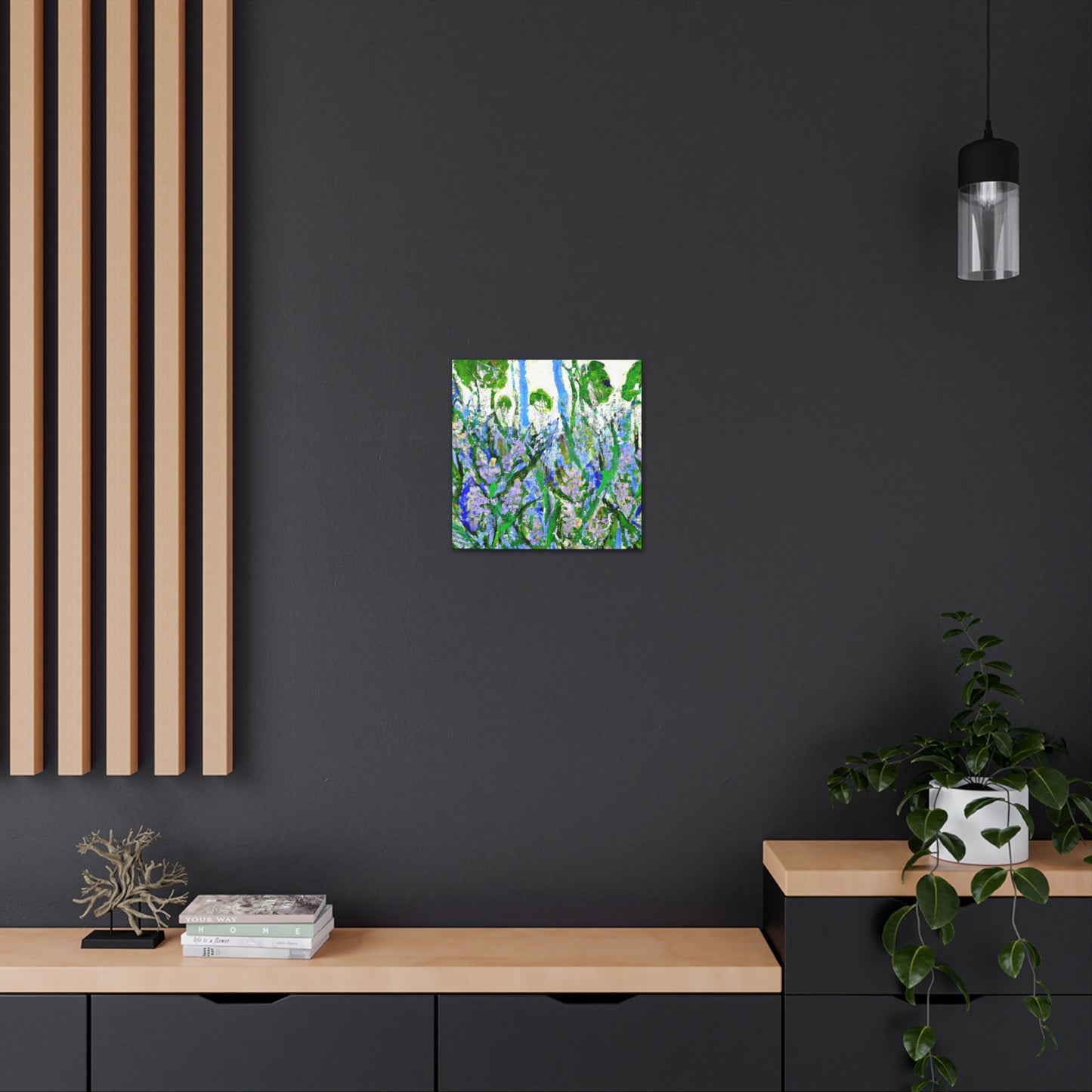 Wildflower Whimsy Abstraction - Canvas