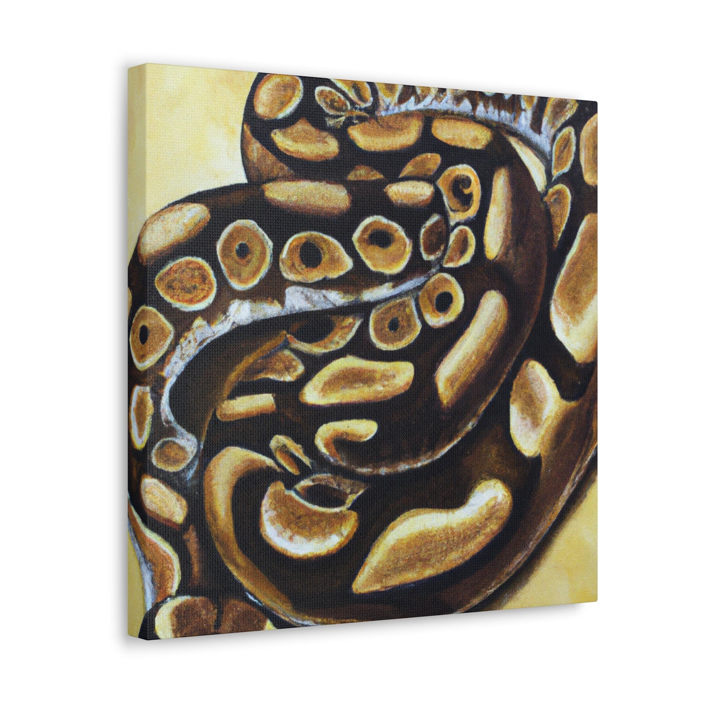 "Snakeskin Slither Slice" - Canvas