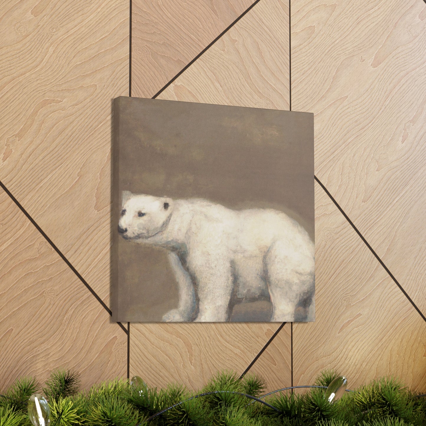 "Polar Bear Grandeur" - Canvas