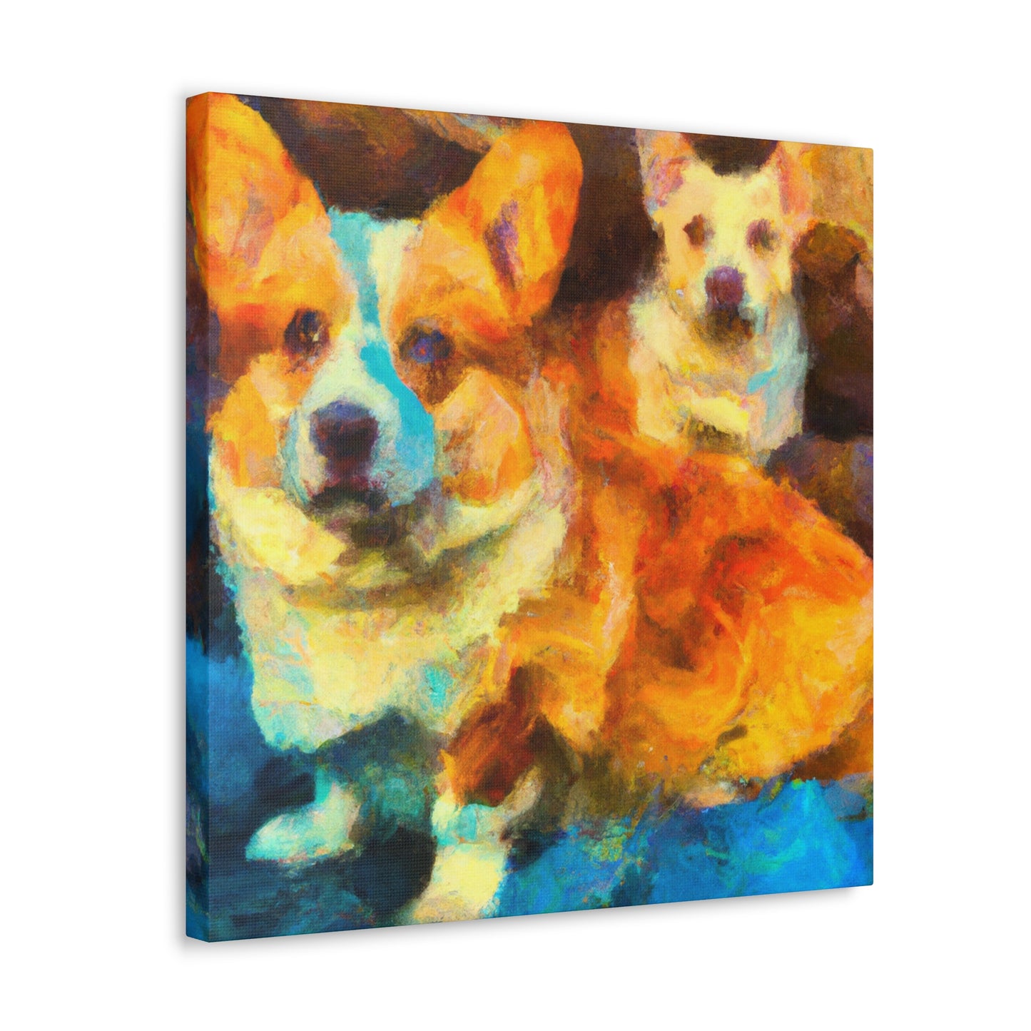 Corgi in Impressionism - Canvas