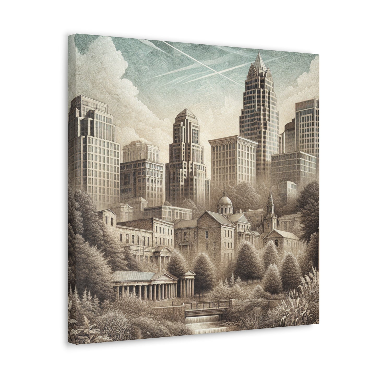 "Raleigh Radiant Reverie" - Canvas