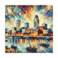 "Omaha's Dappled Riverbanks" - Canvas