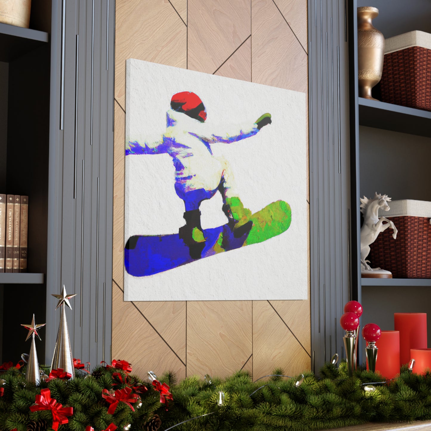 Snowboarding Thrill Ride - Canvas