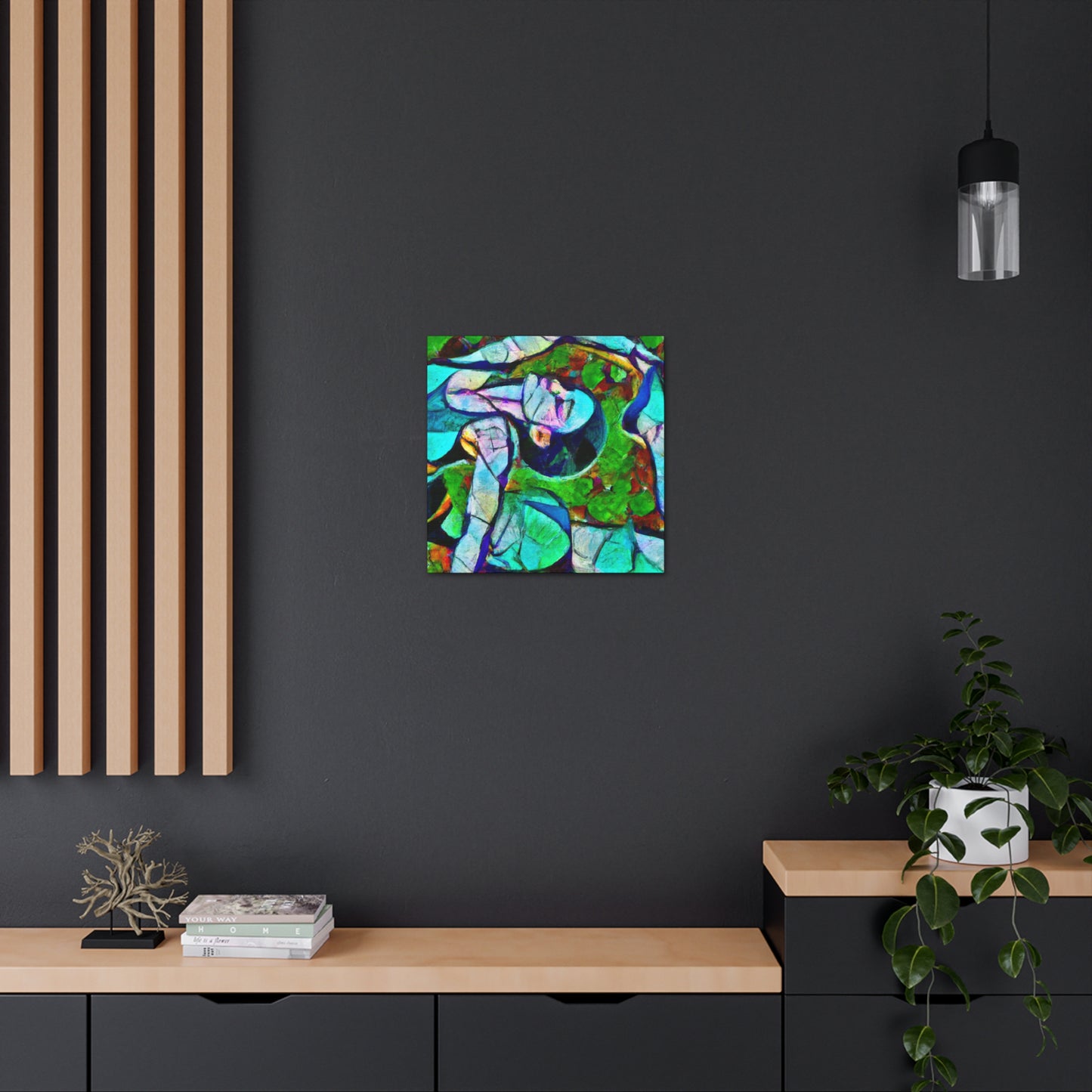 "Gymnasts in Motion" - Canvas