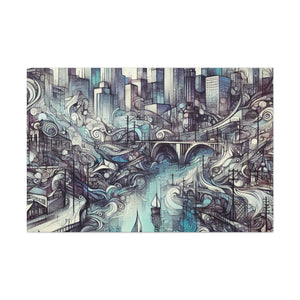 "Midwestern Dreamscape Mirage" - Canvas