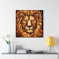 Lion's Baroque Regalia - Canvas