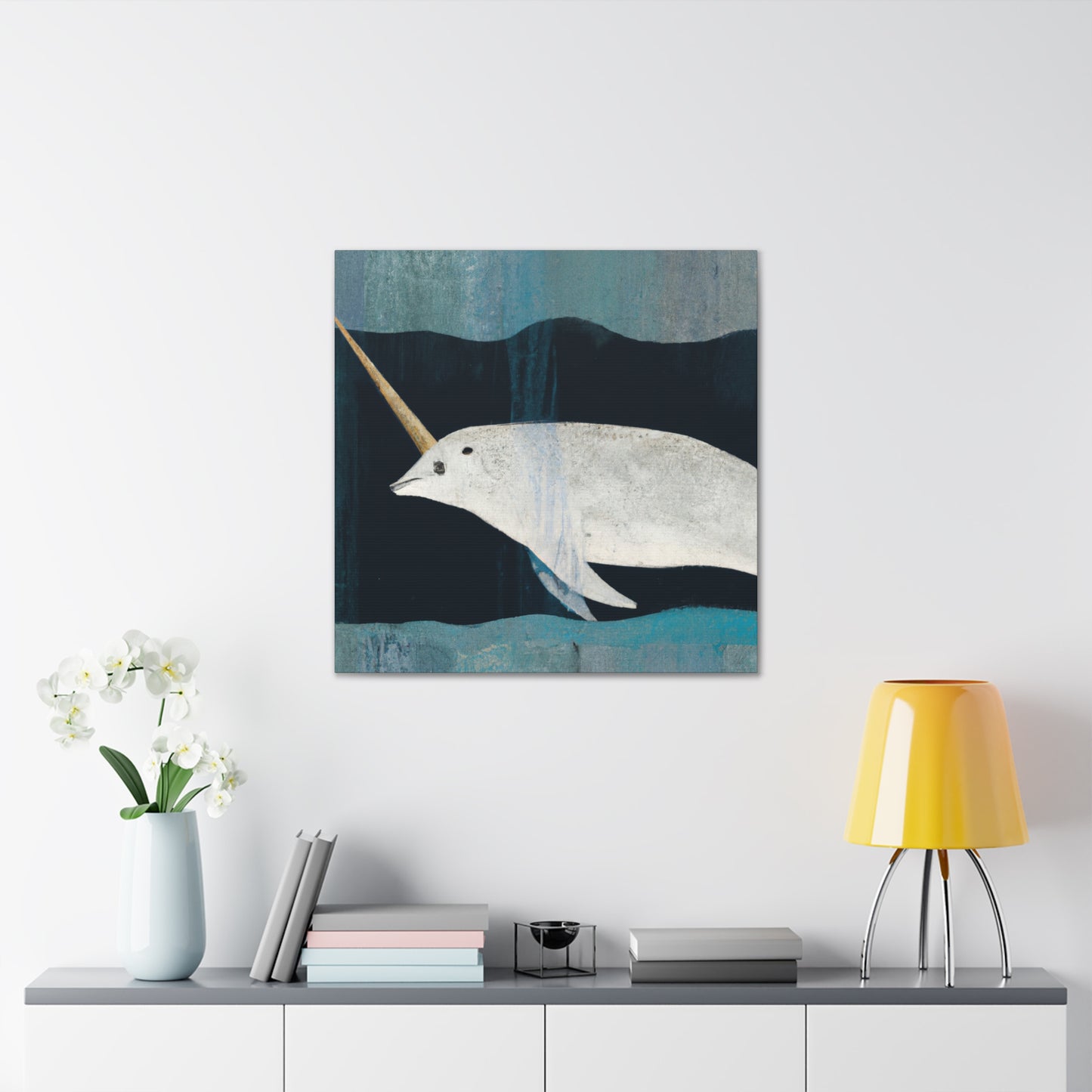 Narwhal's Mystic Dance - Canvas