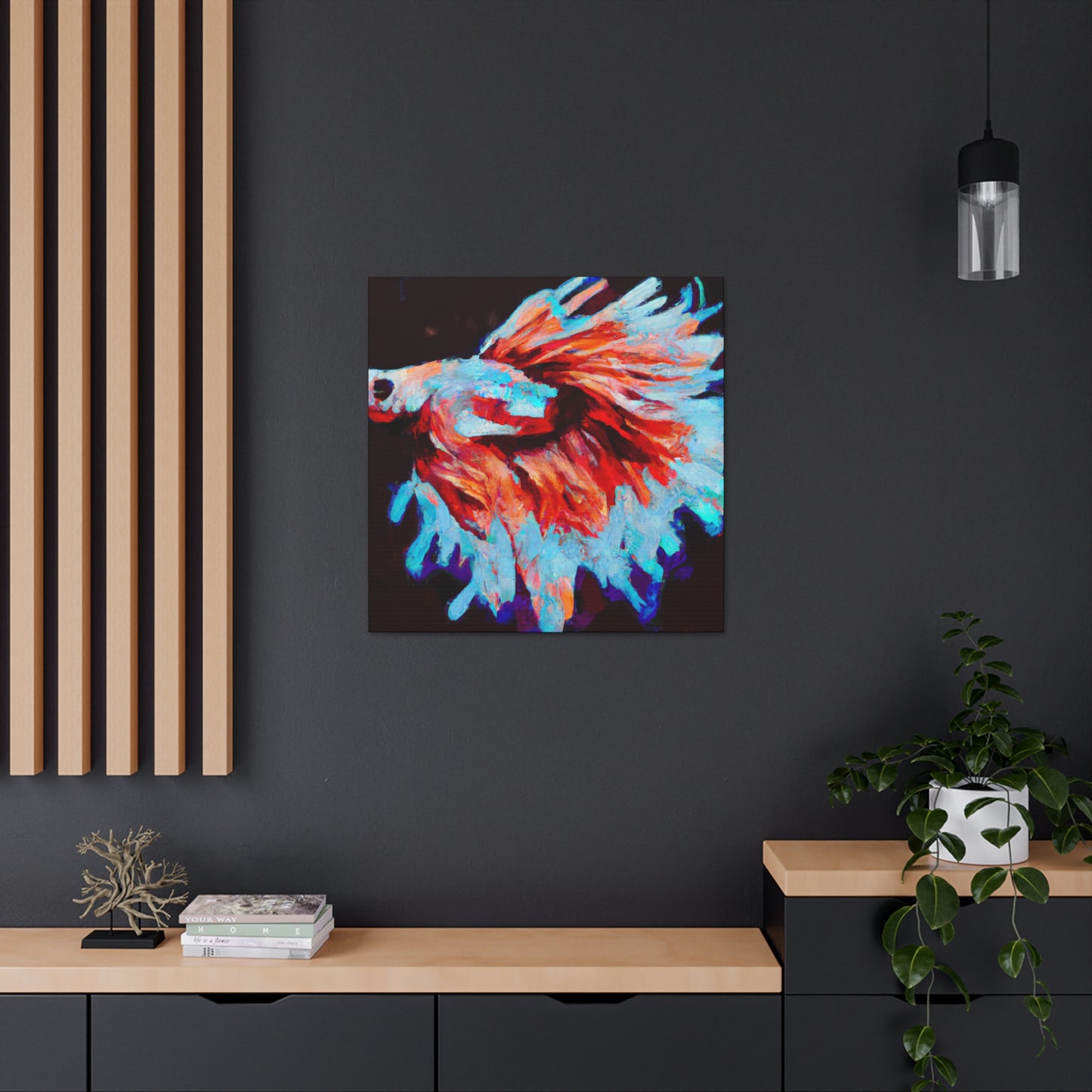 "Betta's Majestic Splendor" - Canvas