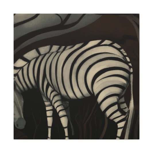 "Zebra's Exotic Dance" - Canvas