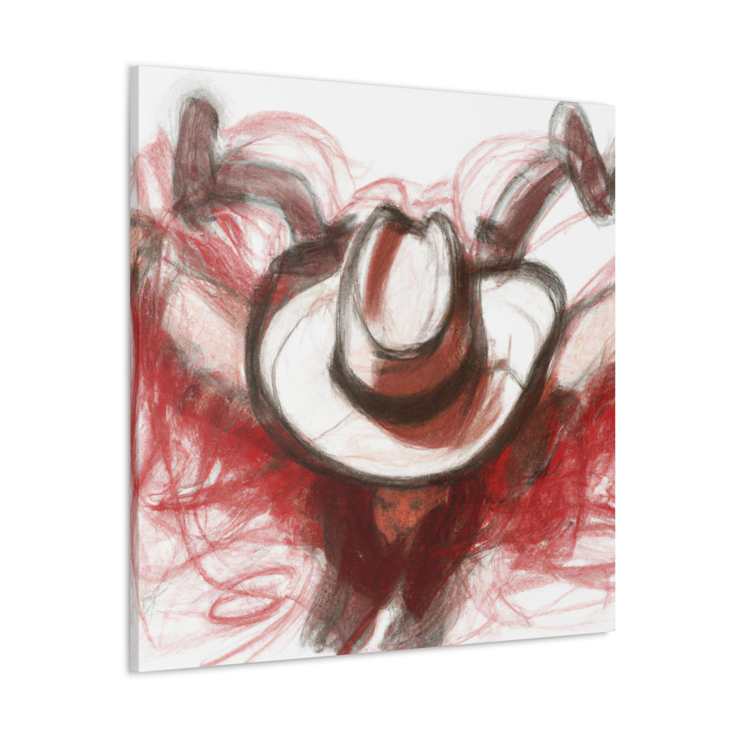 Cowboy Hat Contemplation - Canvas