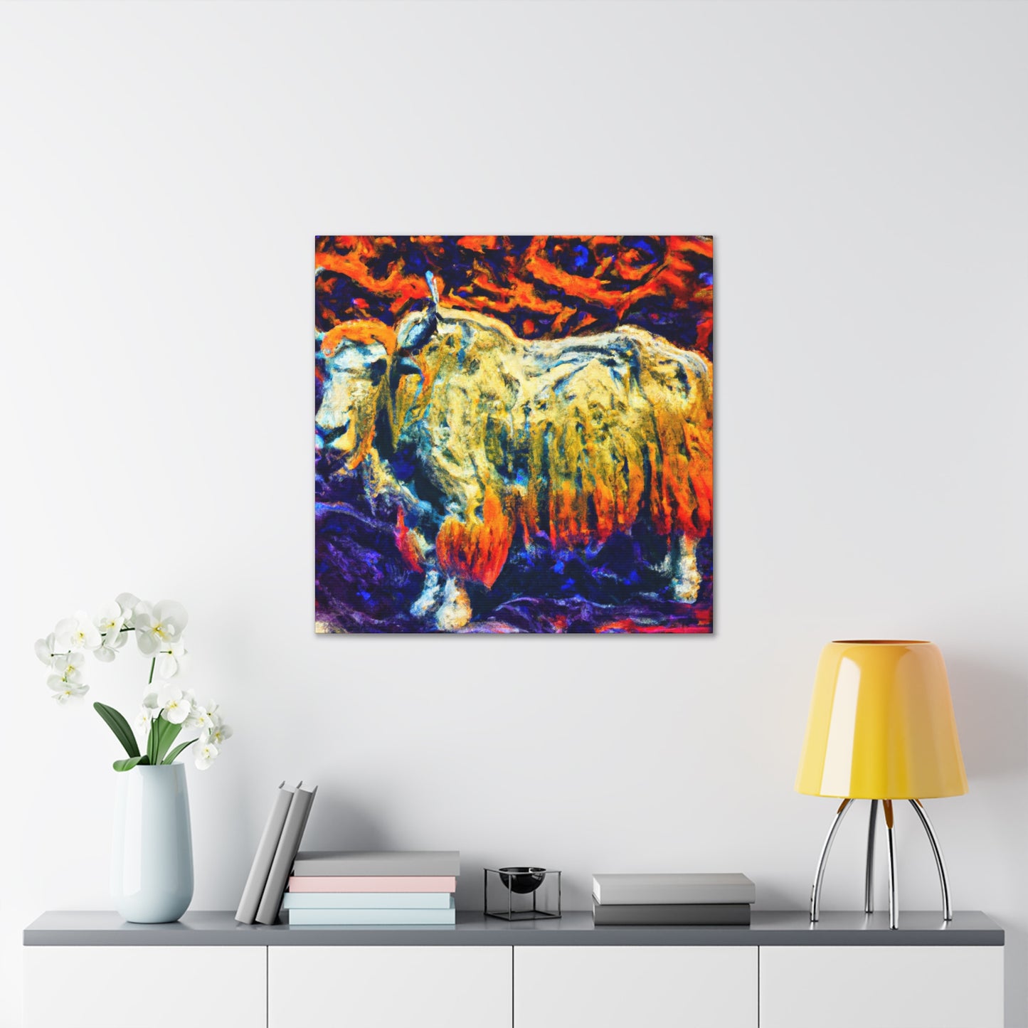 Yak in Impressionism - Canvas