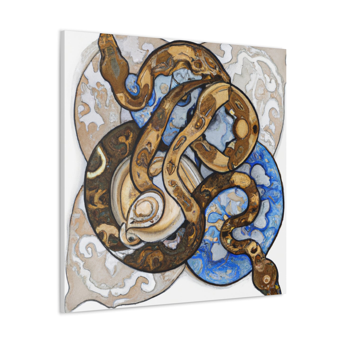 "Python at Twilight" - Canvas