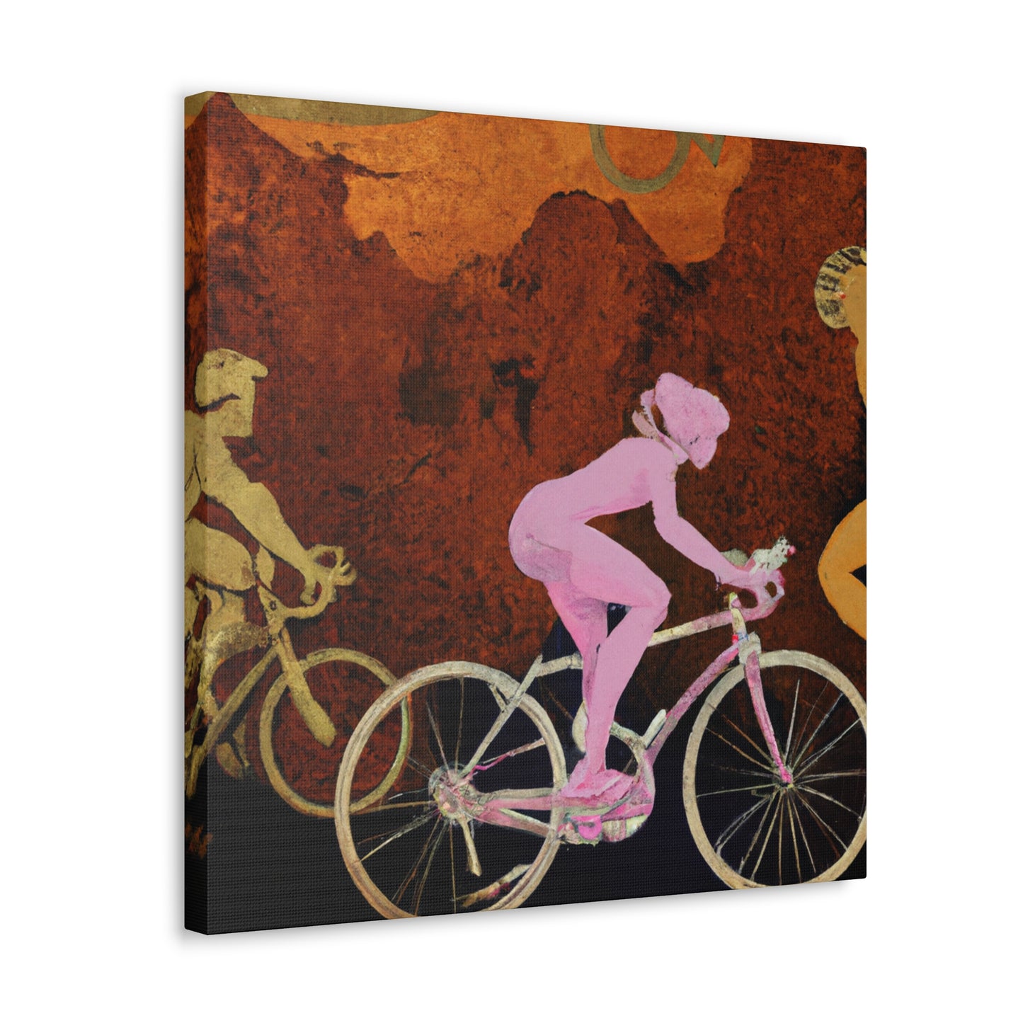 At The Wheelbike - Canvas