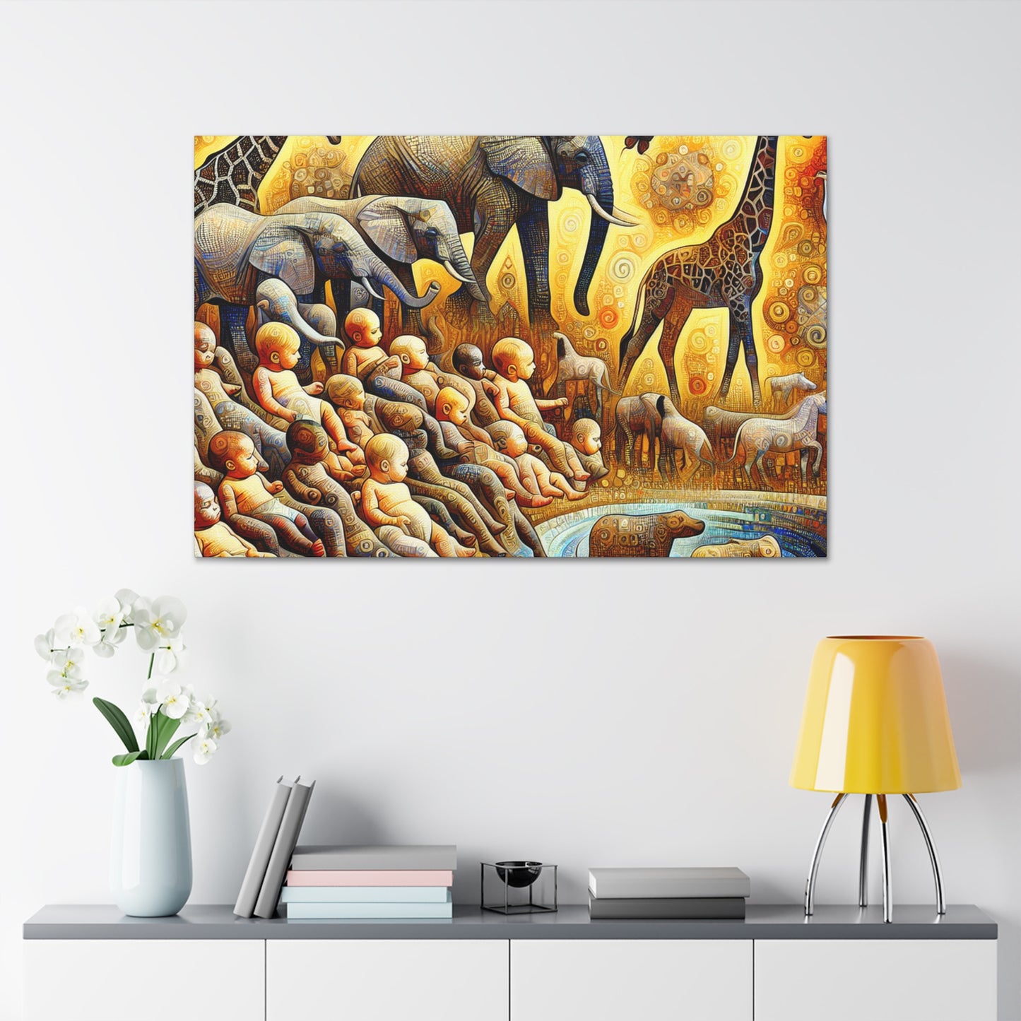 "Beasts of Enigmatic Wilderness" - Canvas