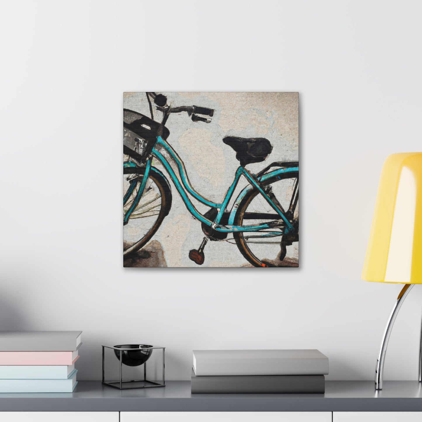 Cycling Through Tranquility - Canvas