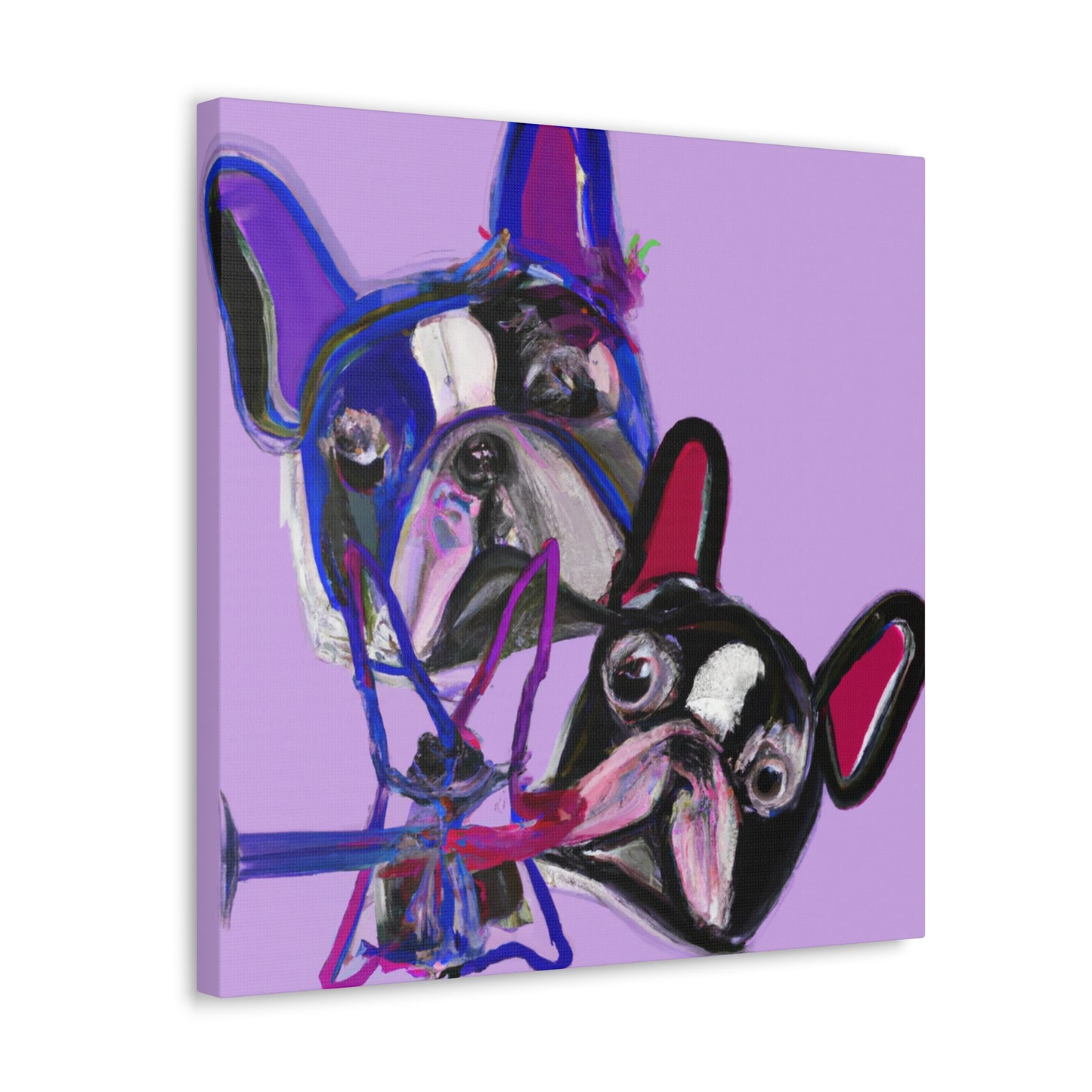 "Dreams of Frenchie Bulldog" - Canvas