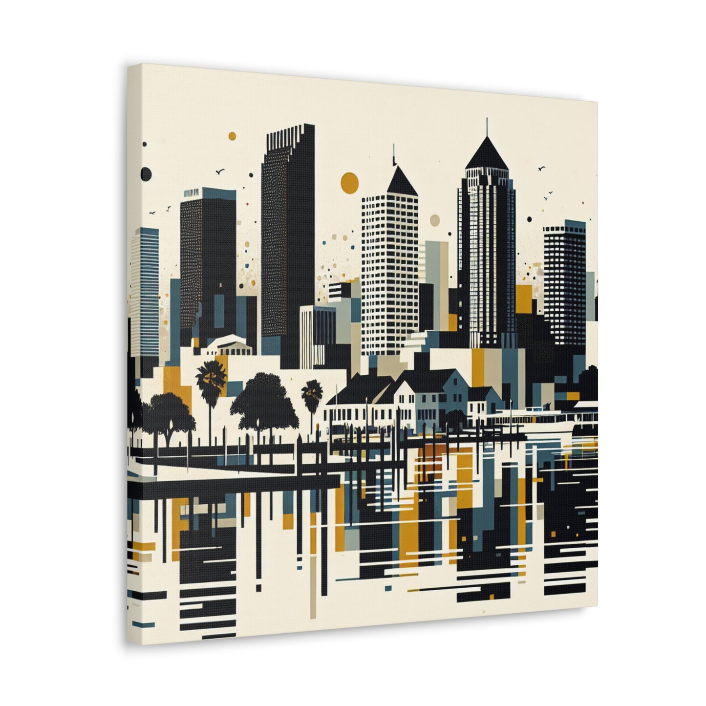 "Serene Tampa Melodies" - Canvas