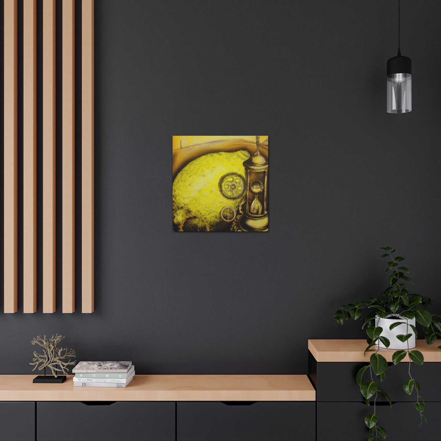 Lemon in Steampunk Land - Canvas