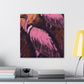 Vulture Impressionism Scene - Canvas