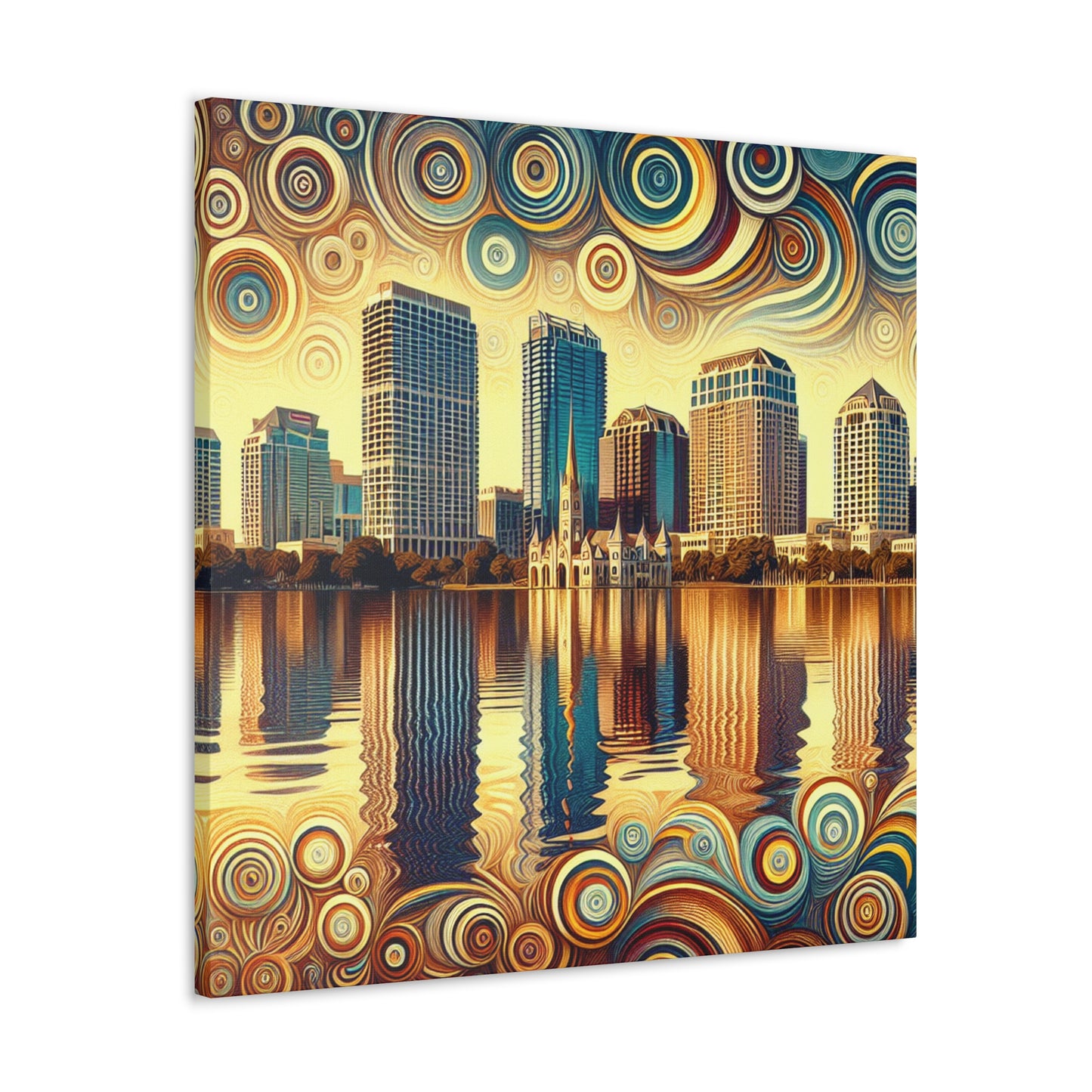 Sunlit Serenity: Orlando Reverie - Canvas