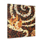 Coffee Pointillism Dream - Canvas