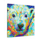 Polar Bear in Fauve - Canvas