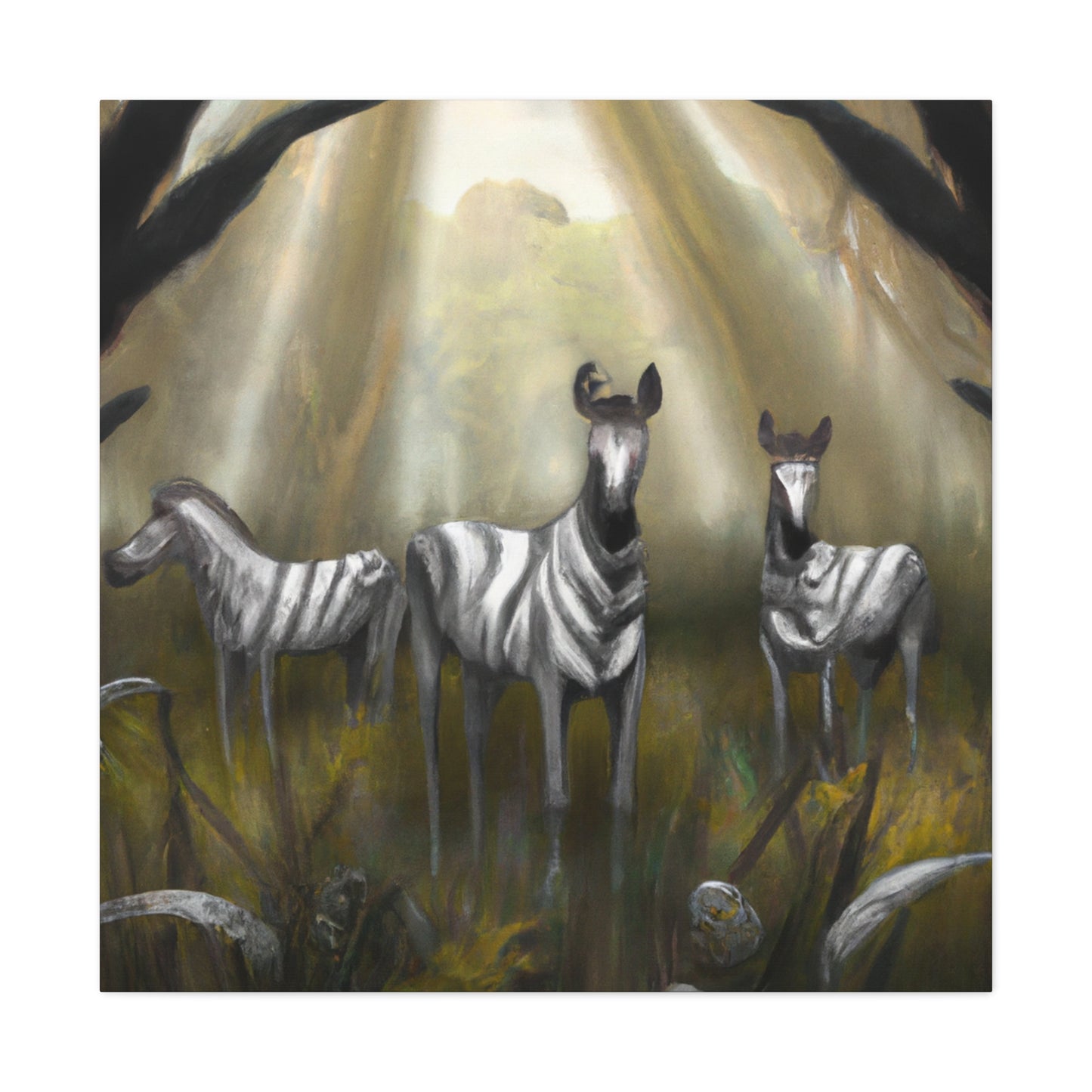 "Zebra in Surrealism" - Canvas