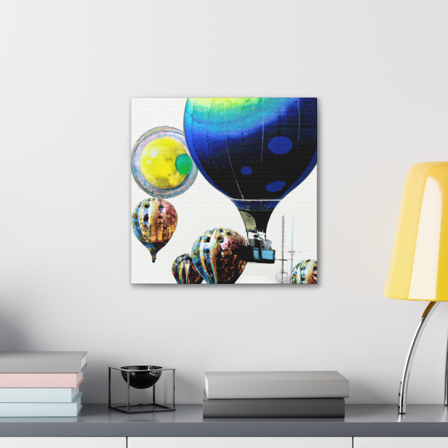 "Skyviews in Balloons" - Canvas