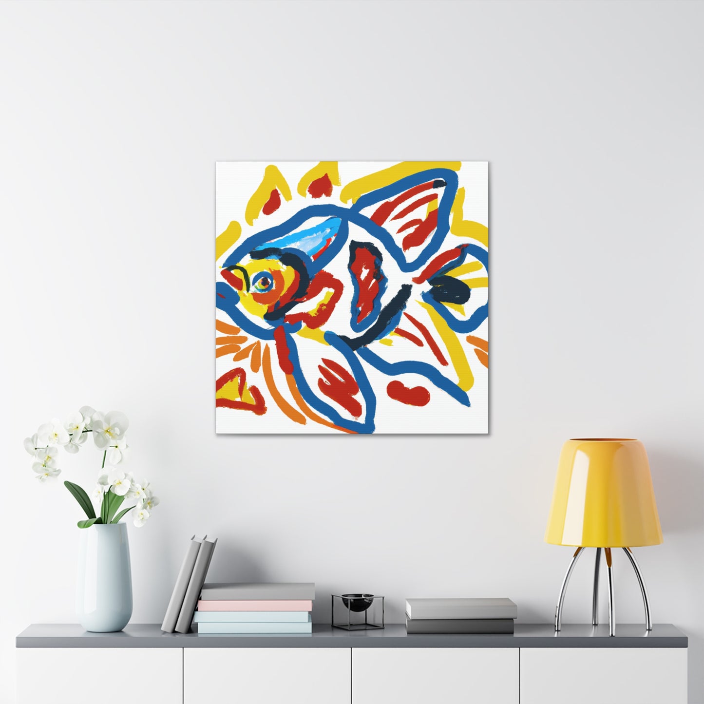 "Angelic Glorious Fins" - Canvas