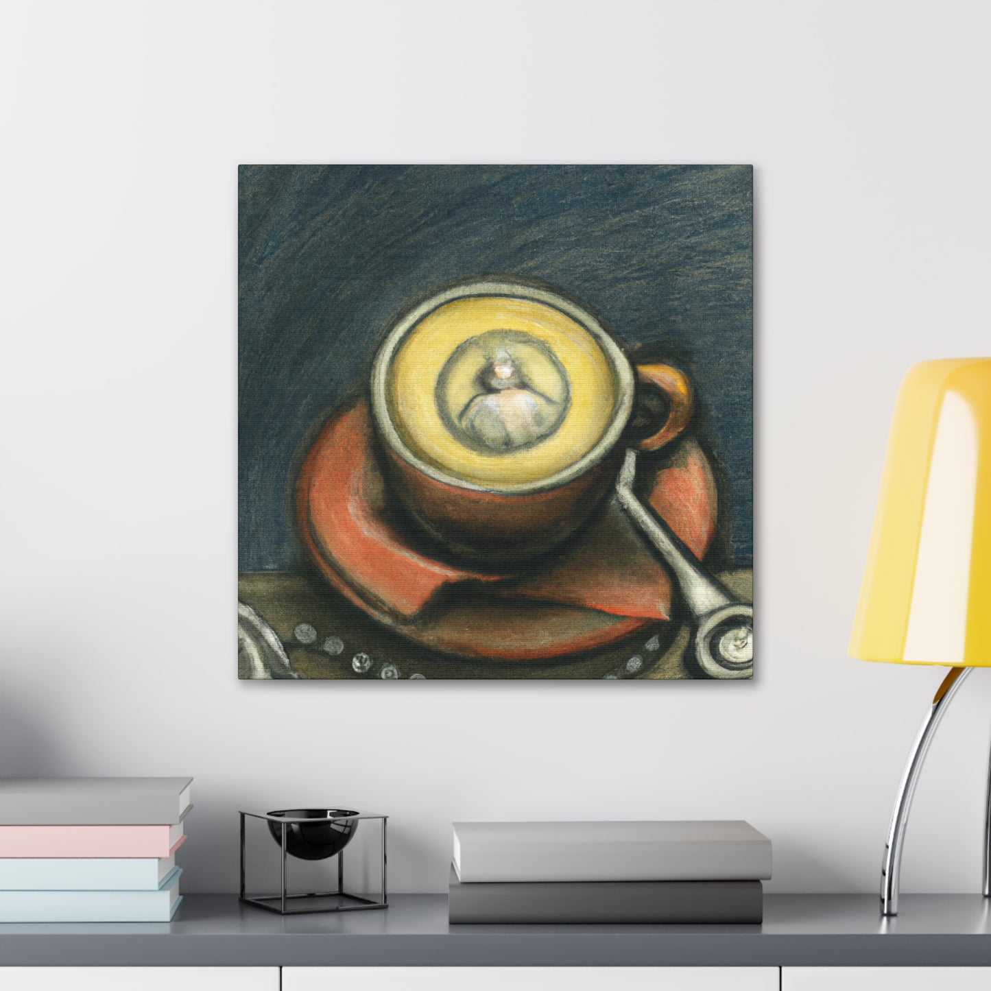 Cappuchino in Steampunk - Canvas