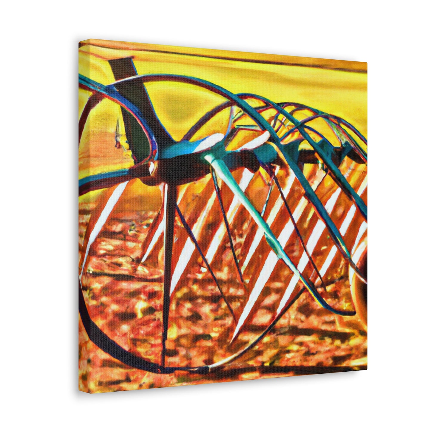 "Movement of Disc Harrow" - Canvas