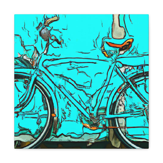 "Bicycle Through Nature's Beauty" - Canvas