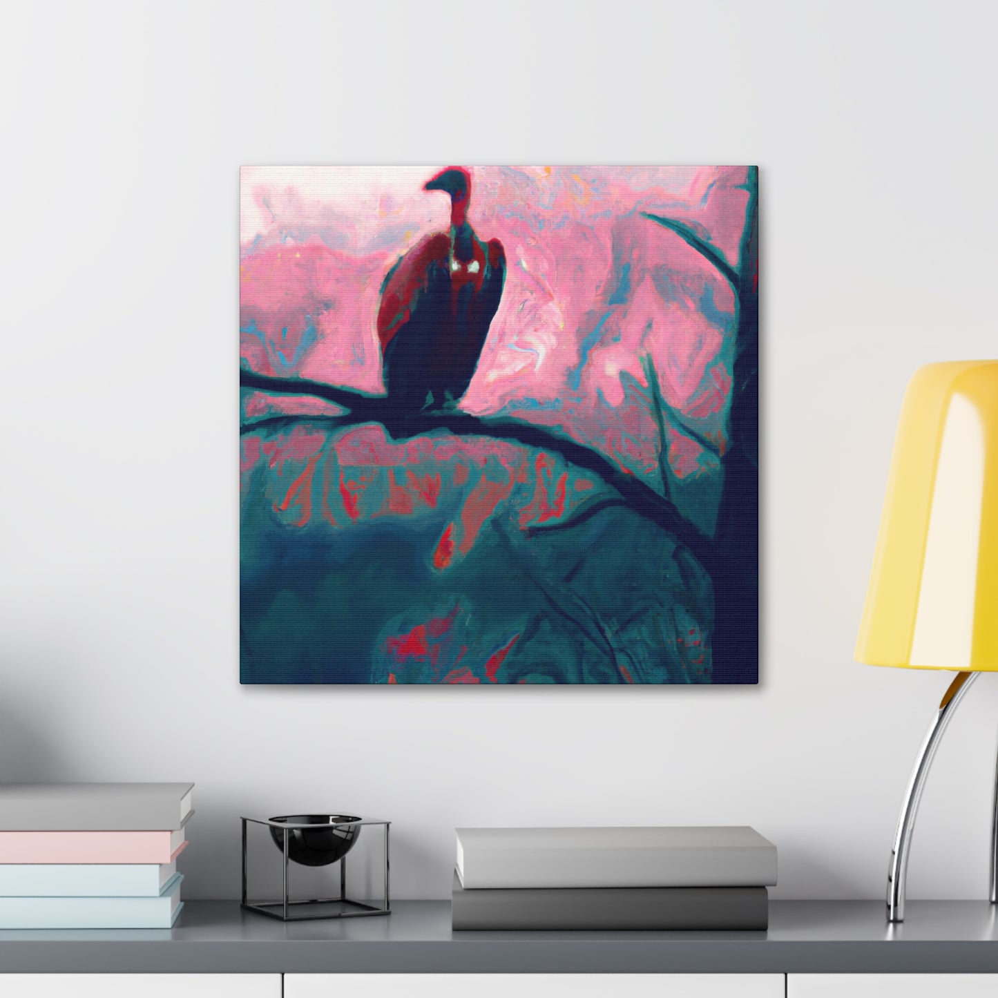 Vulture's Perched Form - Canvas