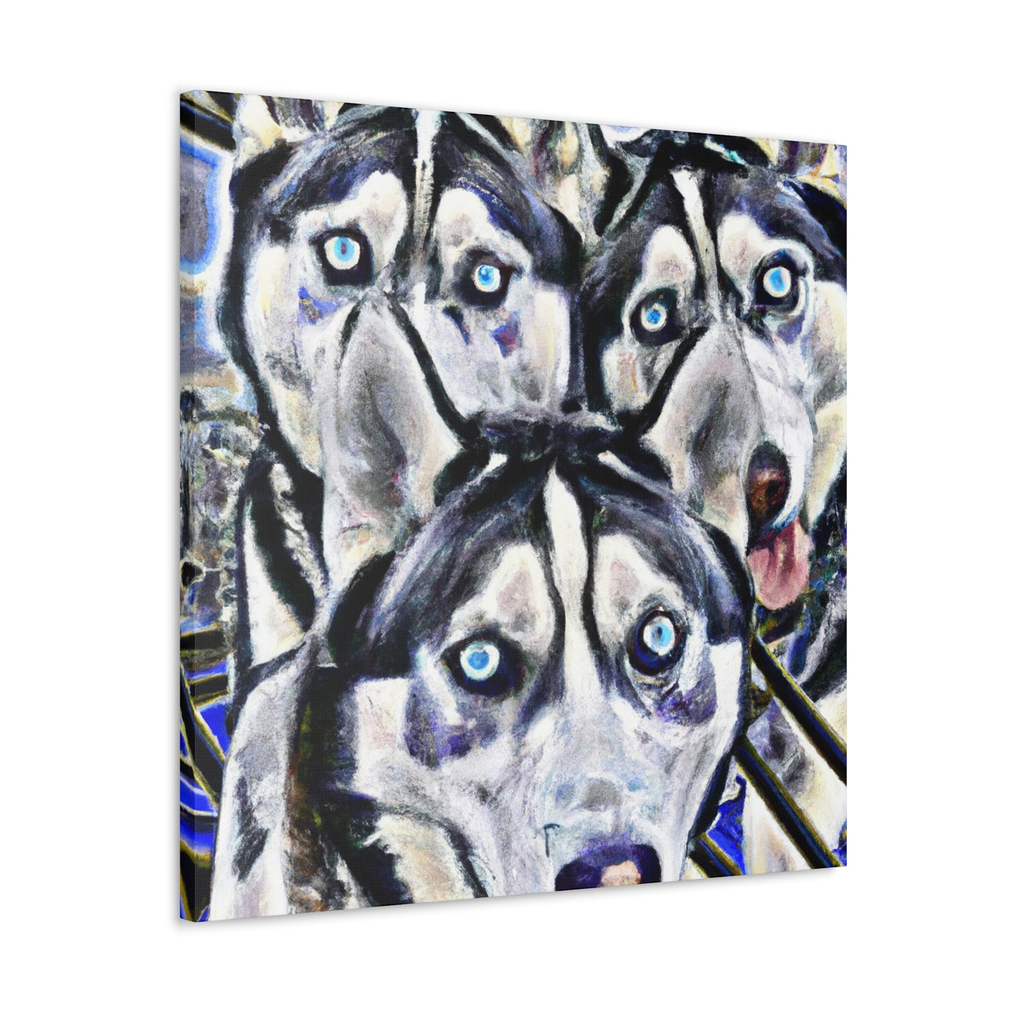 Siberian Husky Dreamscape - Canvas