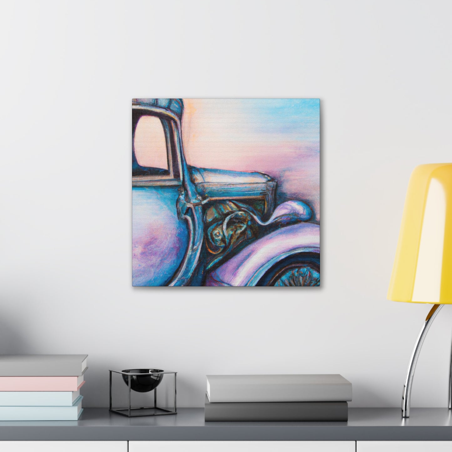 "Driving the Motor Car" - Canvas