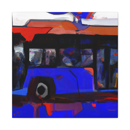 "Bus Riders' Dreamscape" - Canvas