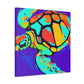 Sea Turtle Pop Brilliance - Canvas