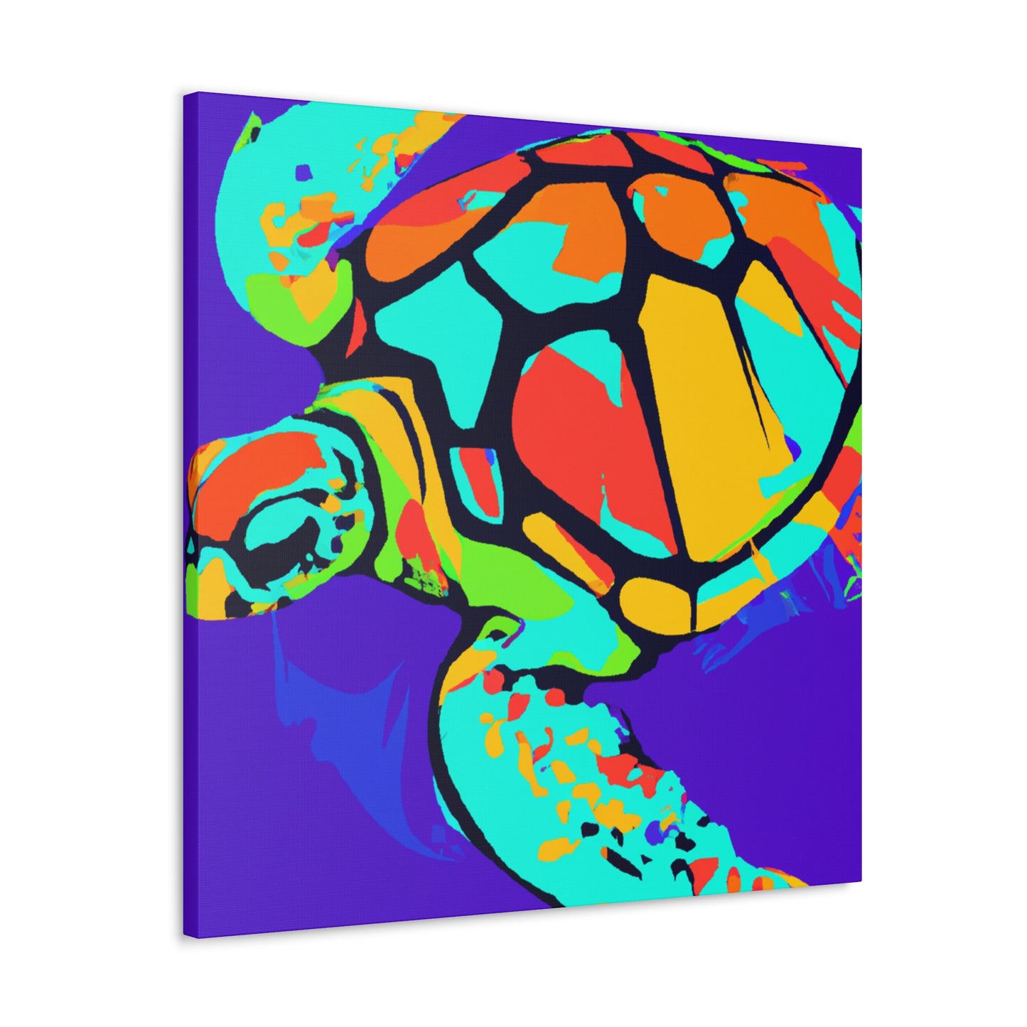 Sea Turtle Pop Brilliance - Canvas