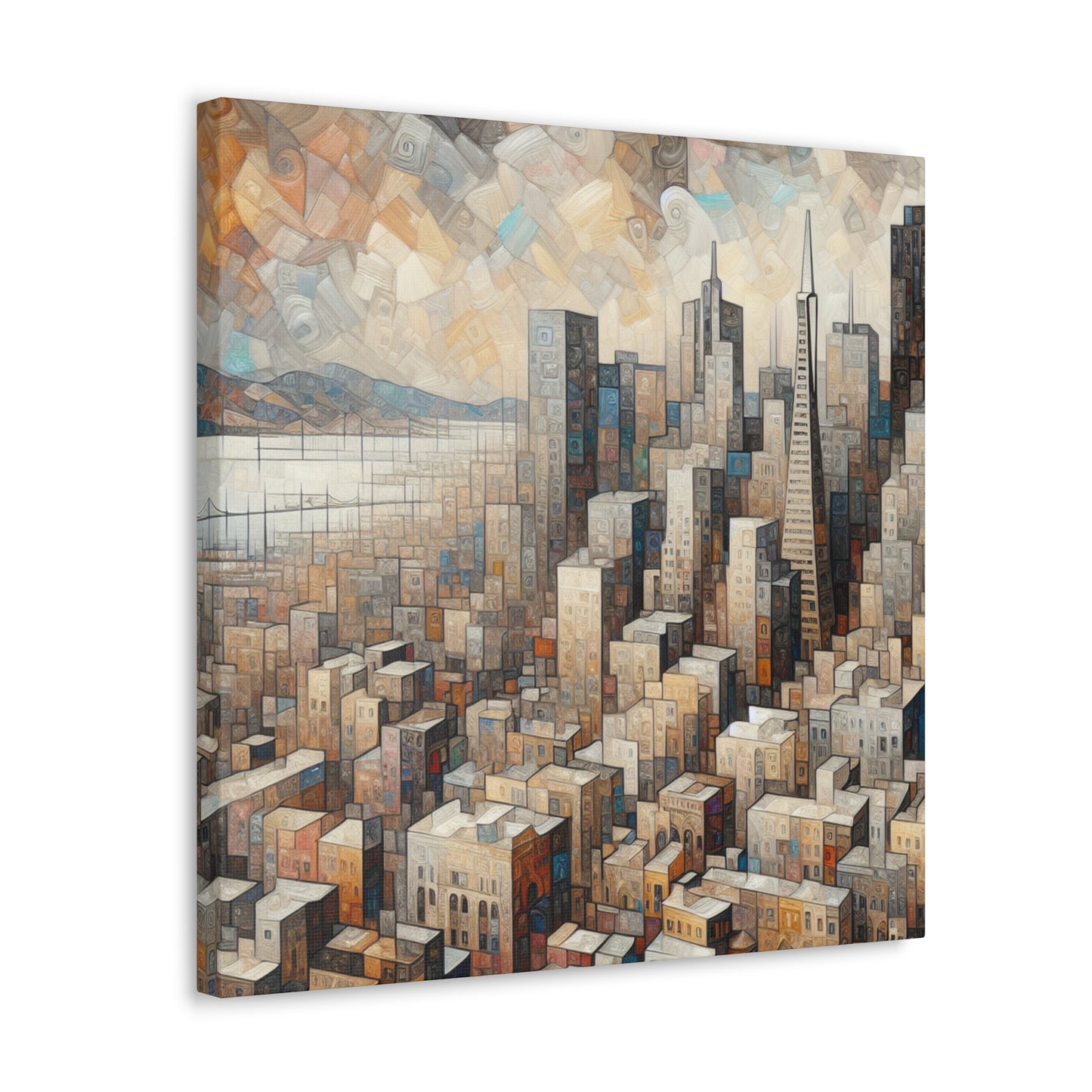 Foggy City Gravitation - Canvas