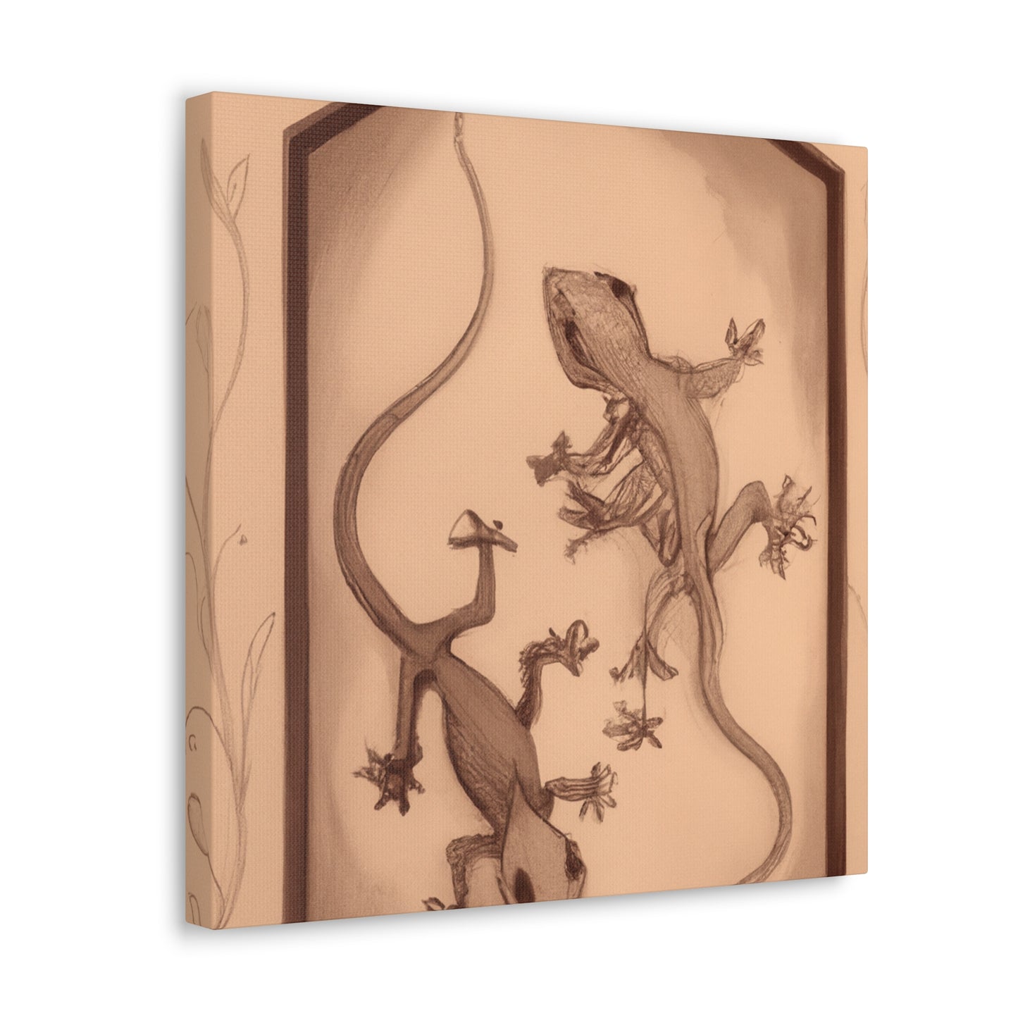 Crested Gecko Fascination - Canvas